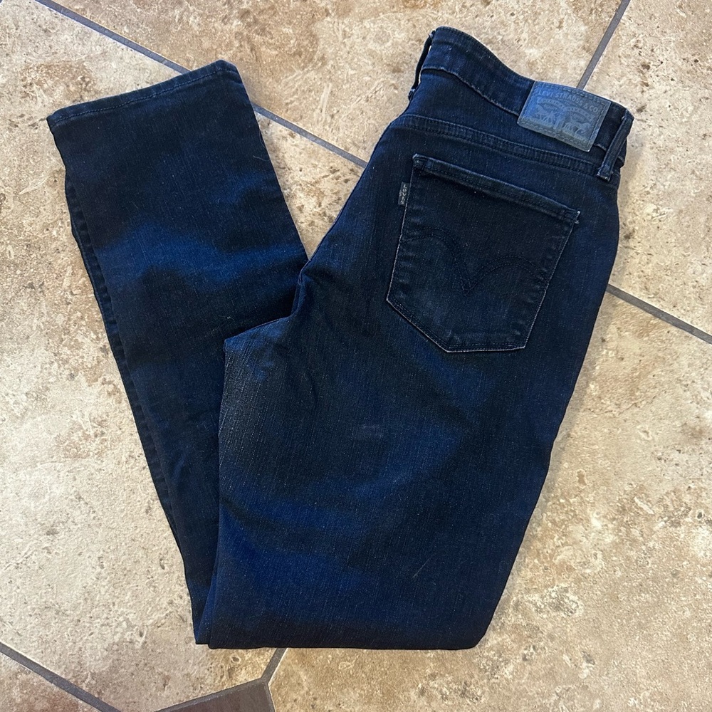 BLACK- LEVIS Classic Skinny Midrise Jeans Size 12M (31 x30)